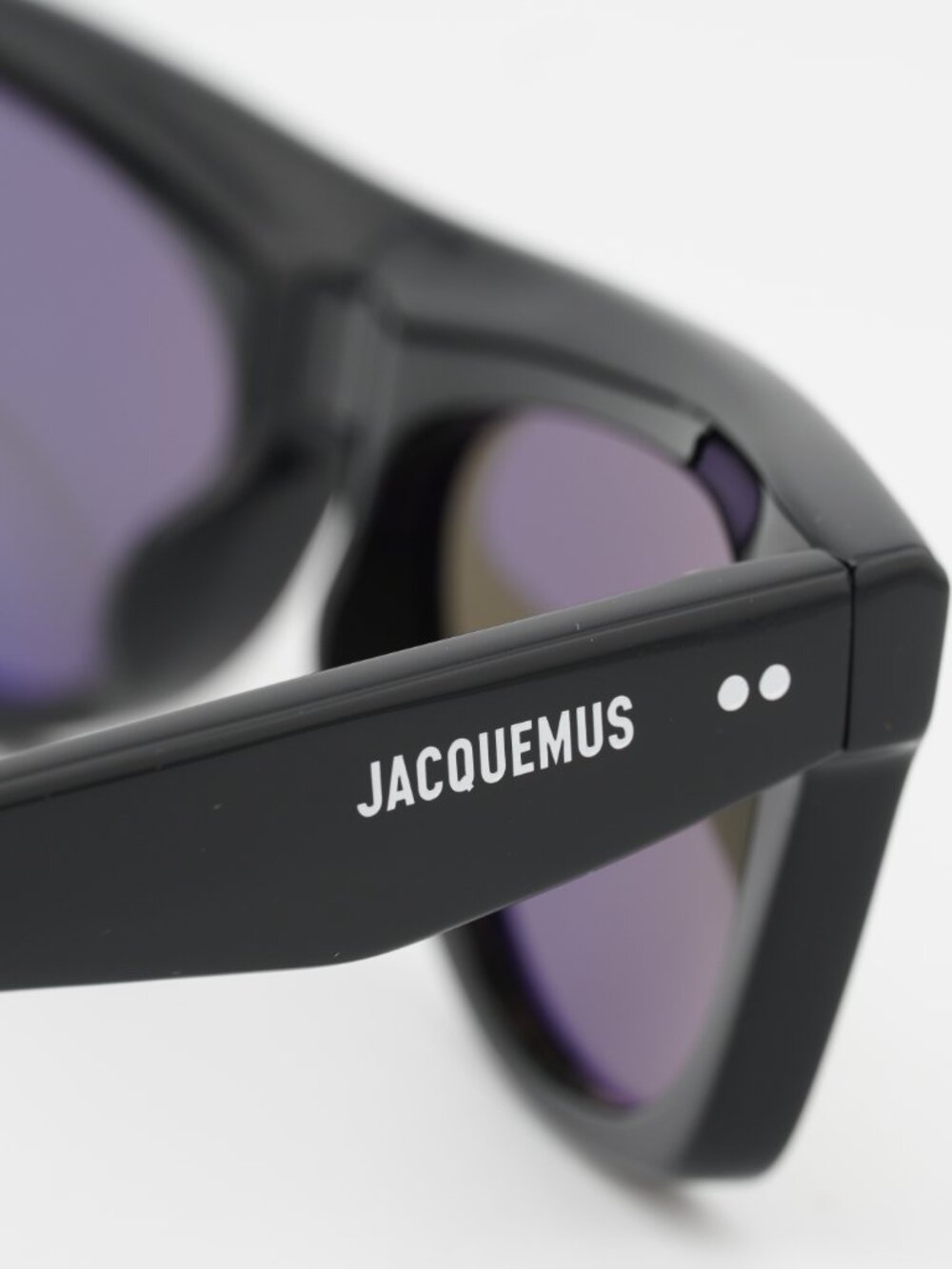 Jacquemus PINA JAC/58 C1 Sunglasses Black Cat Eye Frame, Grey Lenses - Picture 9 of 10